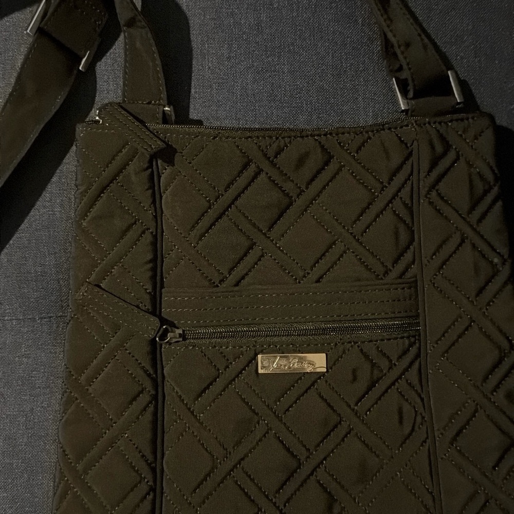 Vera Bradley Quilted Crossbody Bag - Black